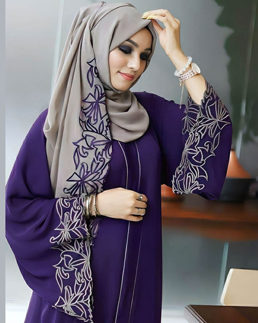 Stylish Abaya With Hijab PA-2262